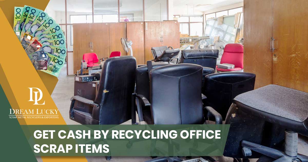get cash by recycling office scrap items